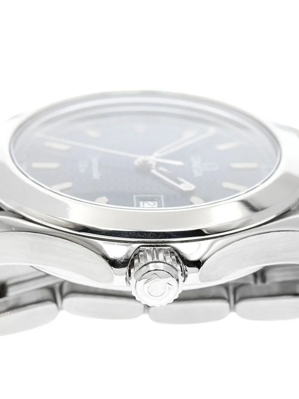 OMEGA Seamaster120 2511.81 Date Navy Dial Quartz Men's Watch_972103